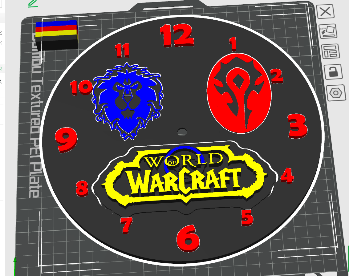 World of Warcraft Clock