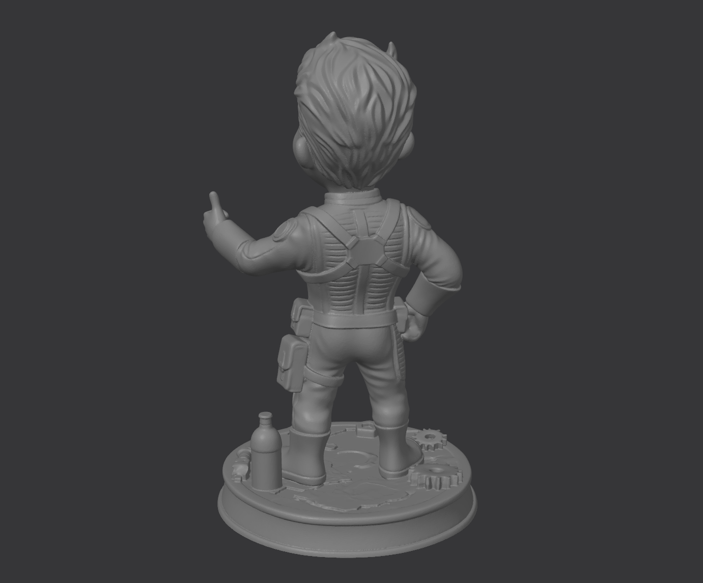 Miniatura 3 do modelo 3D Vault Boy (fallout)