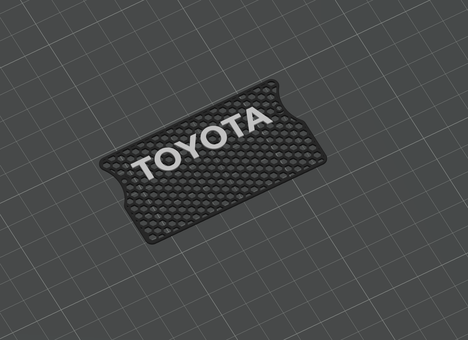 Model 13 Bamboo - Toyota grill 3D Sets