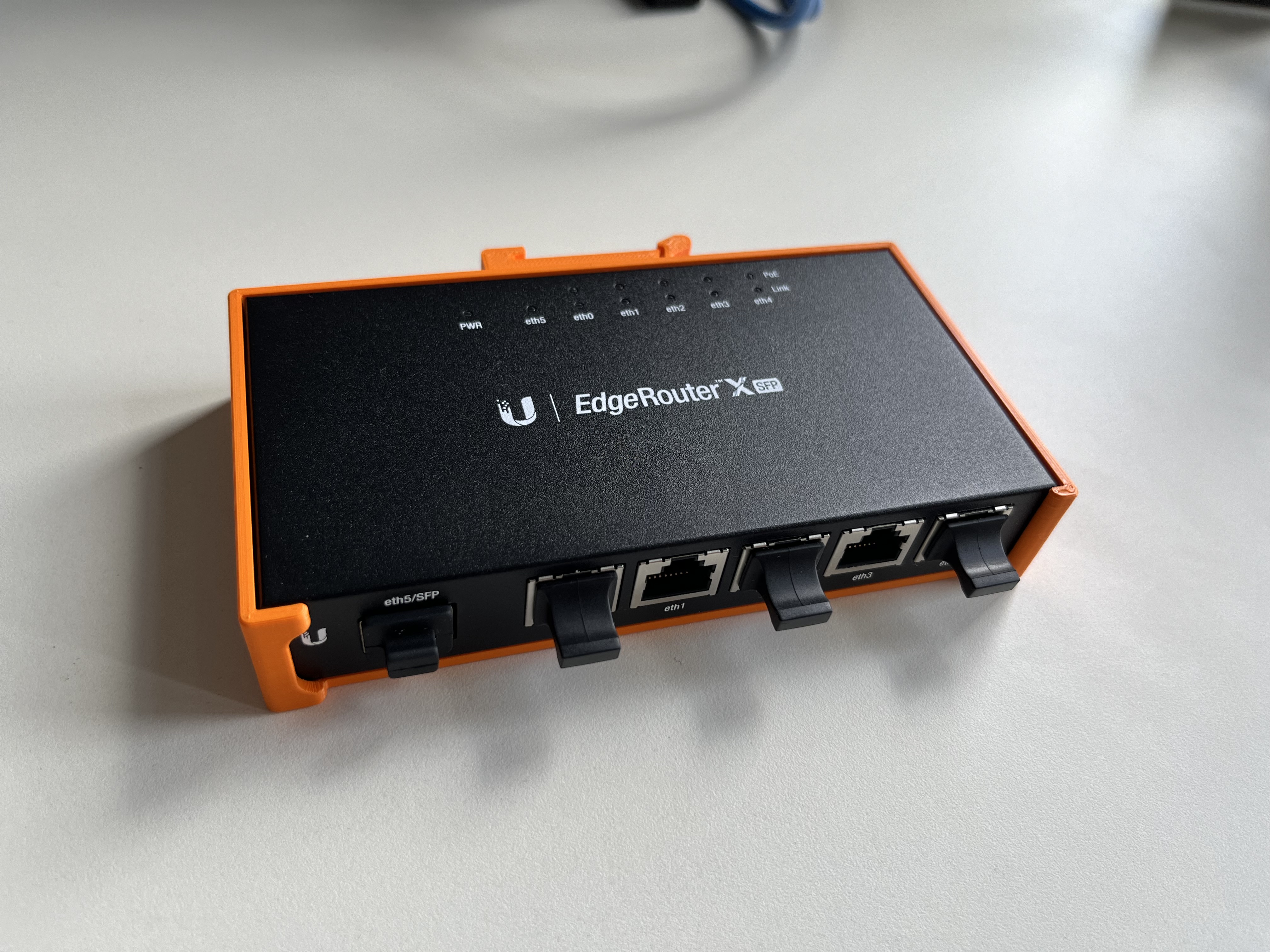 EdgeRouter SFP DIN Rail Mount