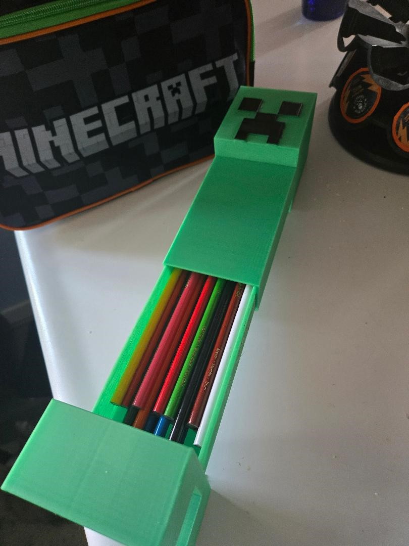 Minecraft Creeper Pencil Case