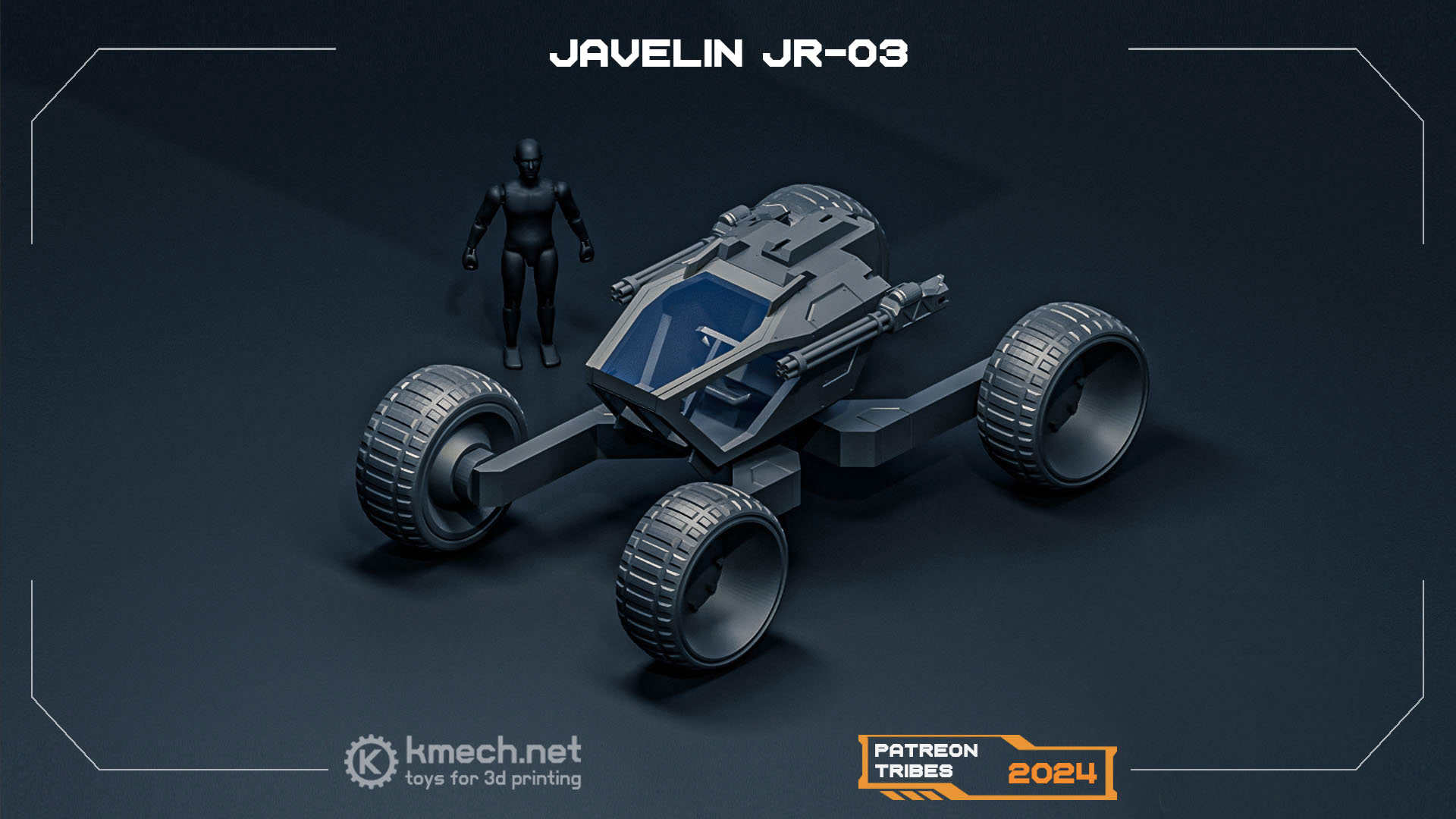 JAVELIN Rover by Kmech Toys Download free STL model