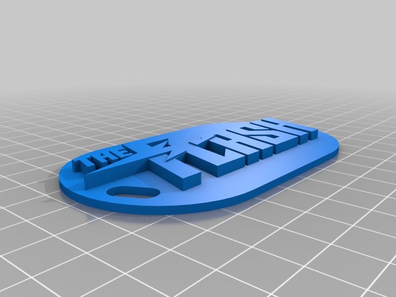 Miniatura 2 do modelo 3D The Flash Keychain