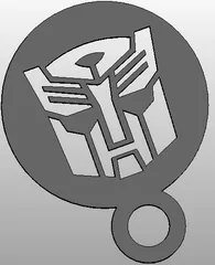 coffee Stencil - Autobot Logo or upside down Darthwader
