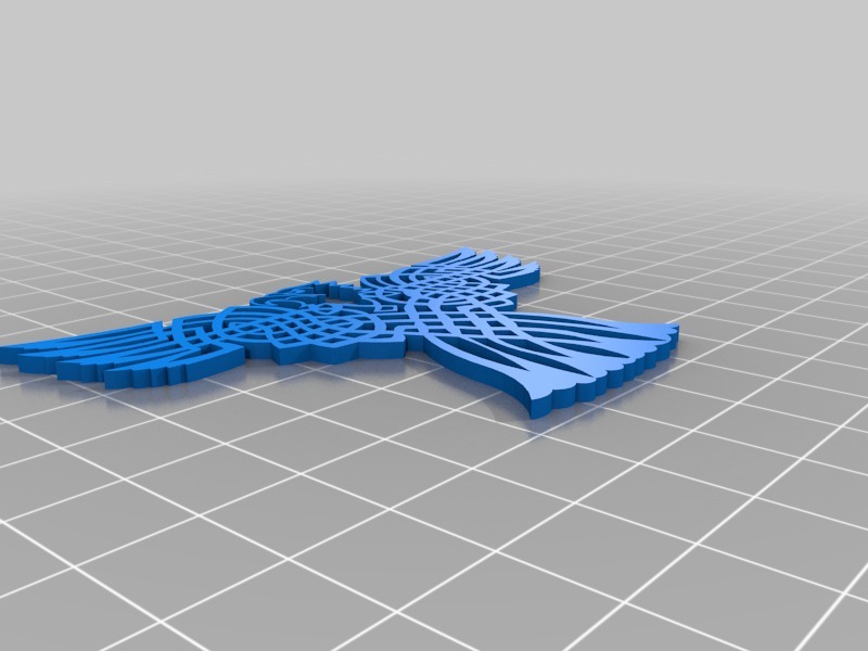 Miniatura 5 do modelo 3D Celtic Bald eagle