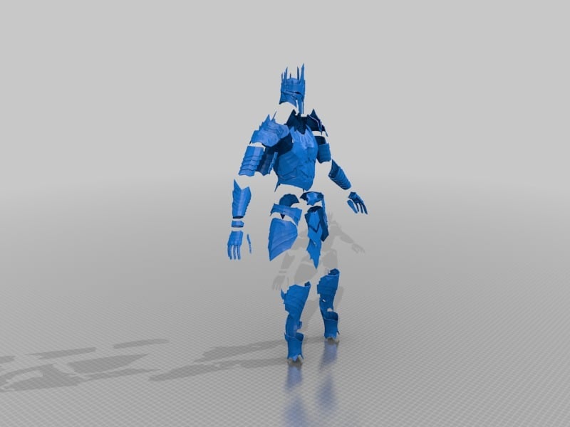 Miniatura 3 do modelo 3D Sauron Armor - Complete