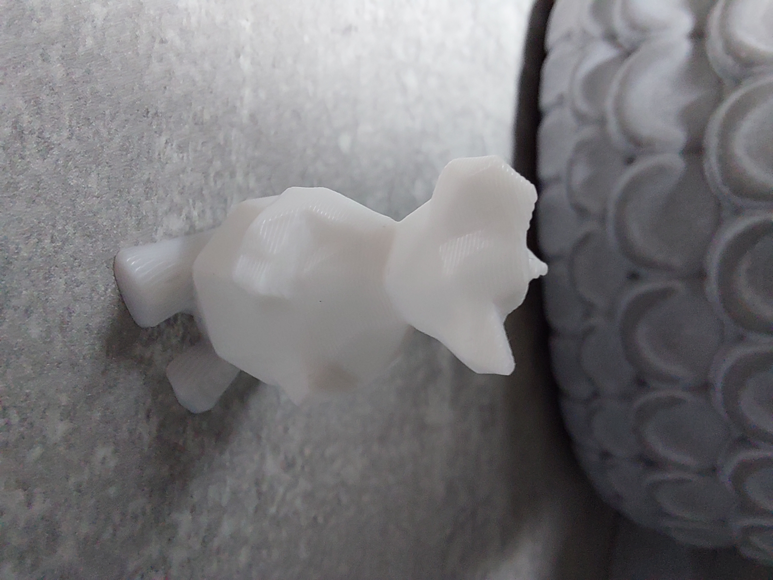 Low Poly Mouse Sculpture