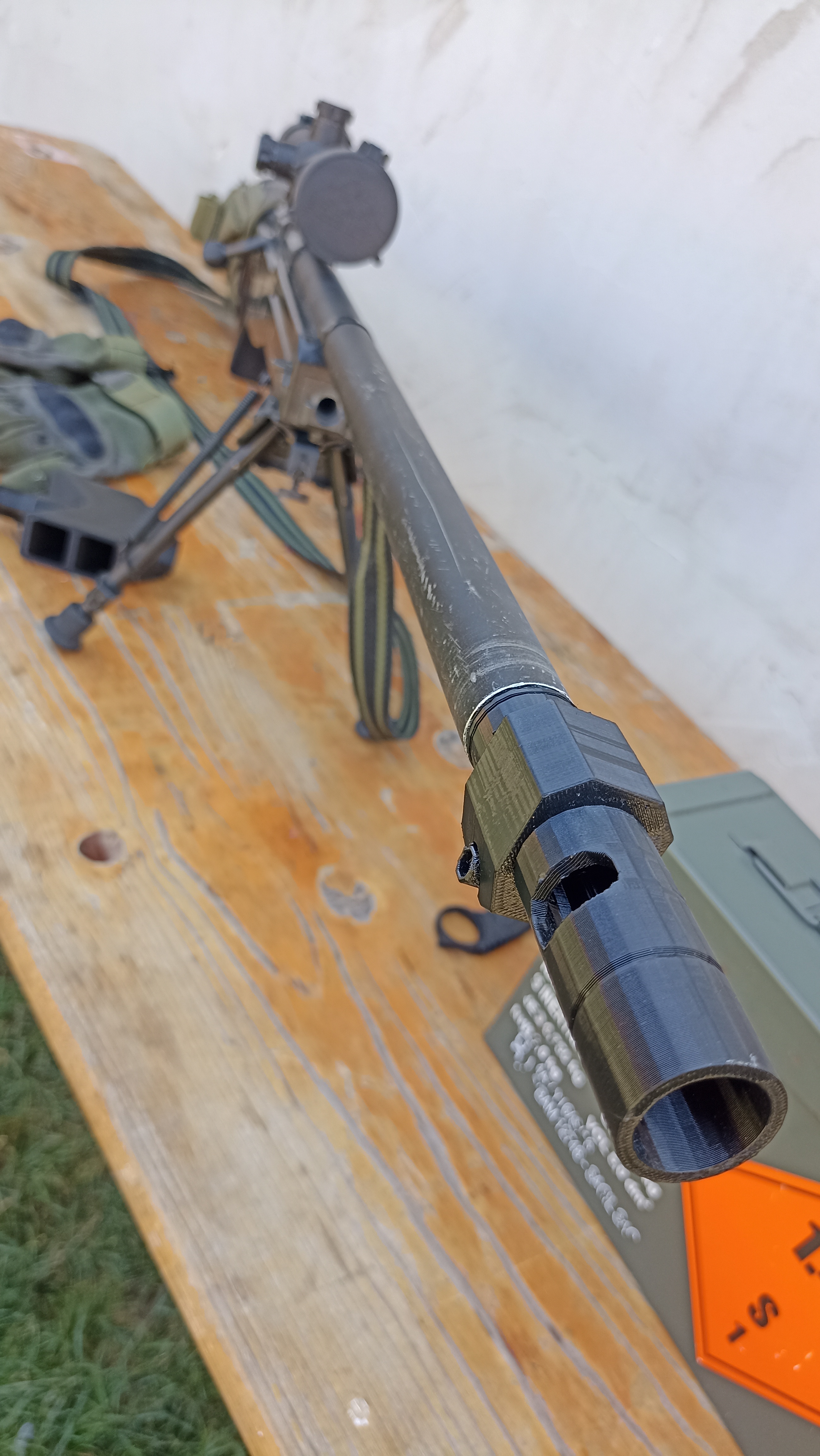 AWP Airsoft silencer  L96 mb01 muzzle brake
