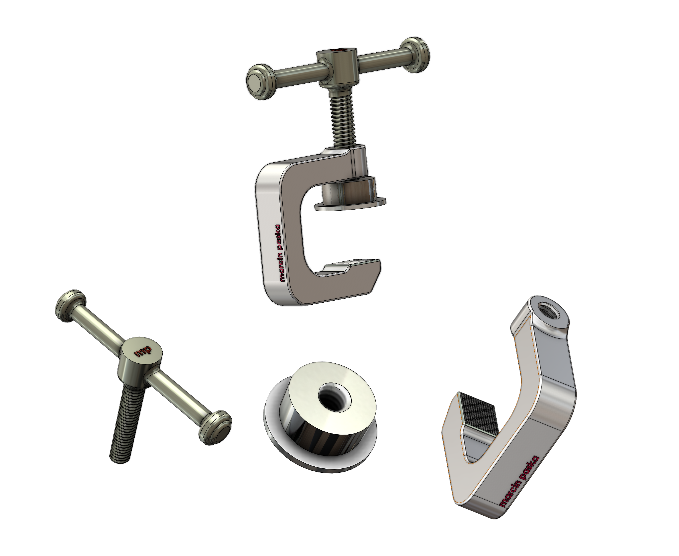 Clamping Screw with Knob