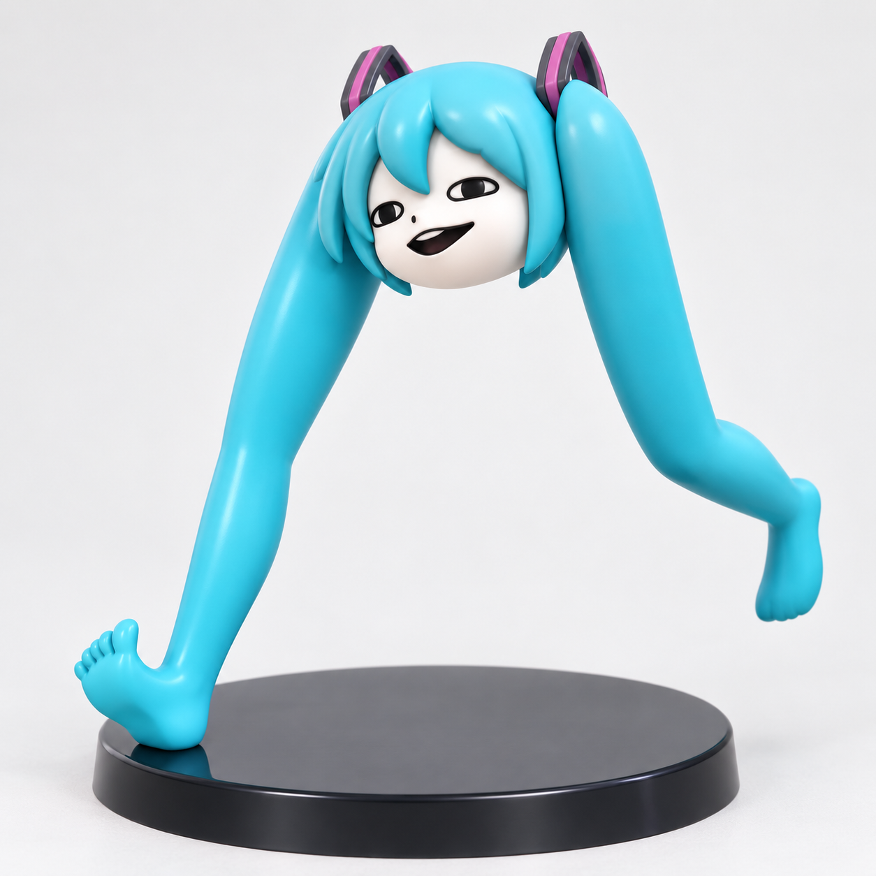 Leg Miku figure