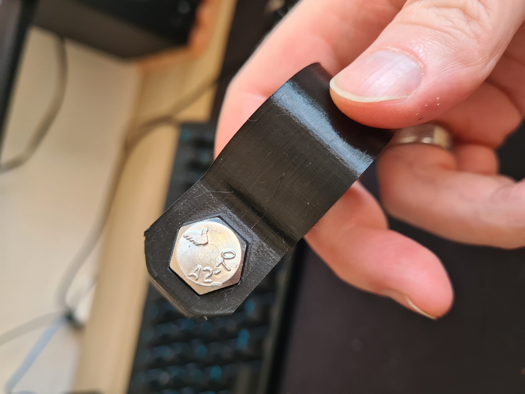 30mm tube clamp with winged/buttefly nut