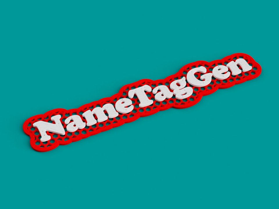 Name Tag Generator for Christmas gifts by Neolker Download free STL