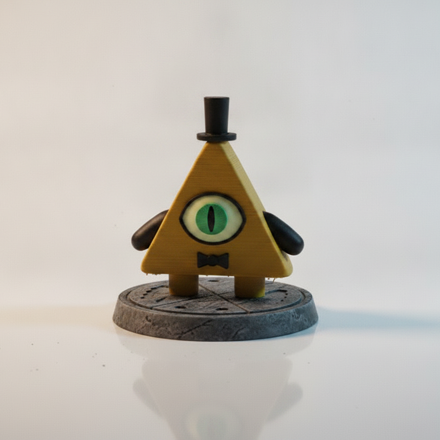 Gravity Falls Bill Cipher Figurine 3D Printable