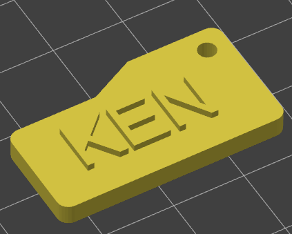 Ken Keychain