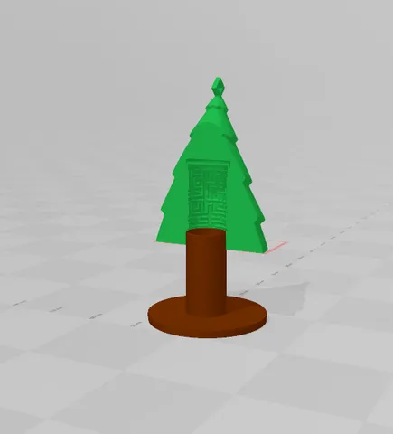 Maze christmas tree
