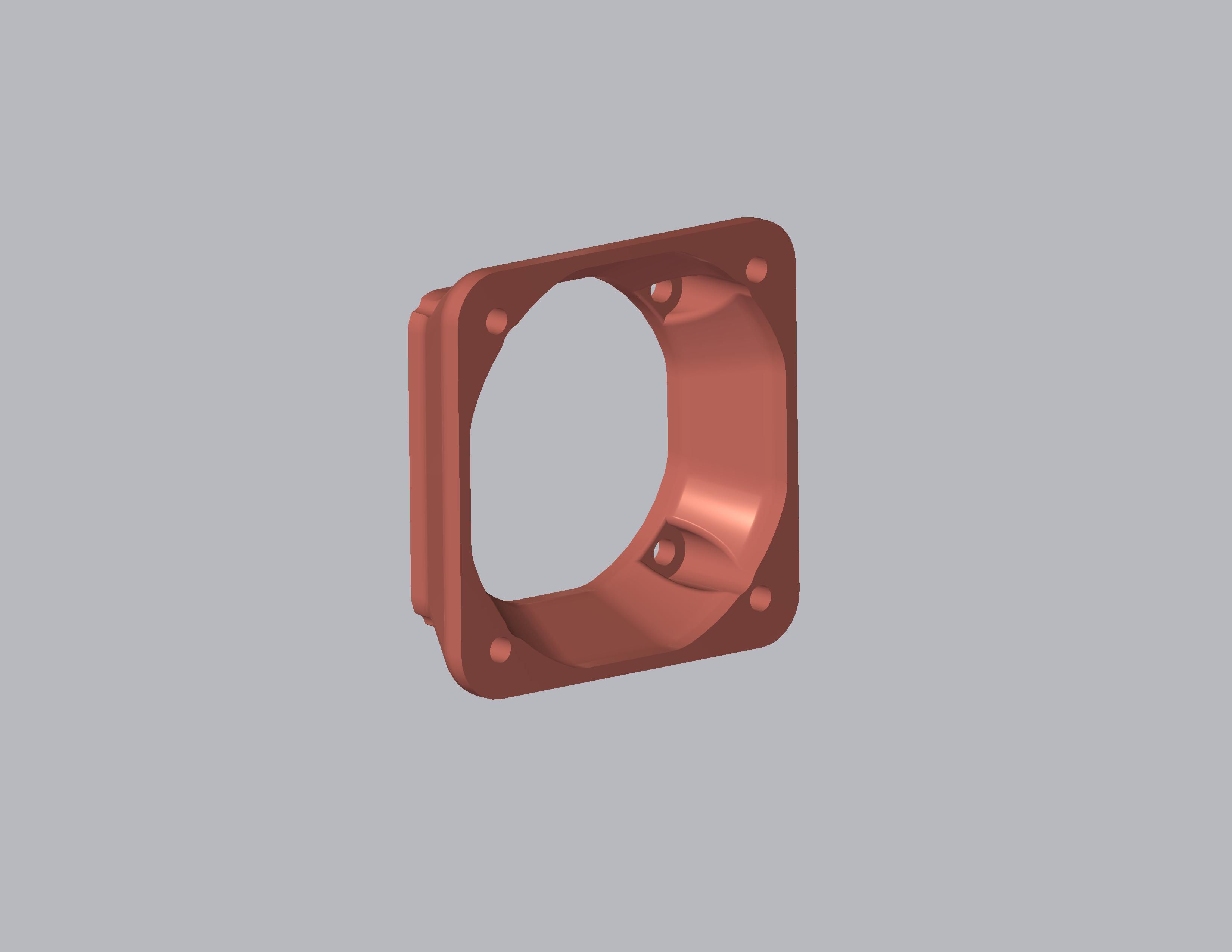 50 mm axial fan to 40 mm axial fan reducer