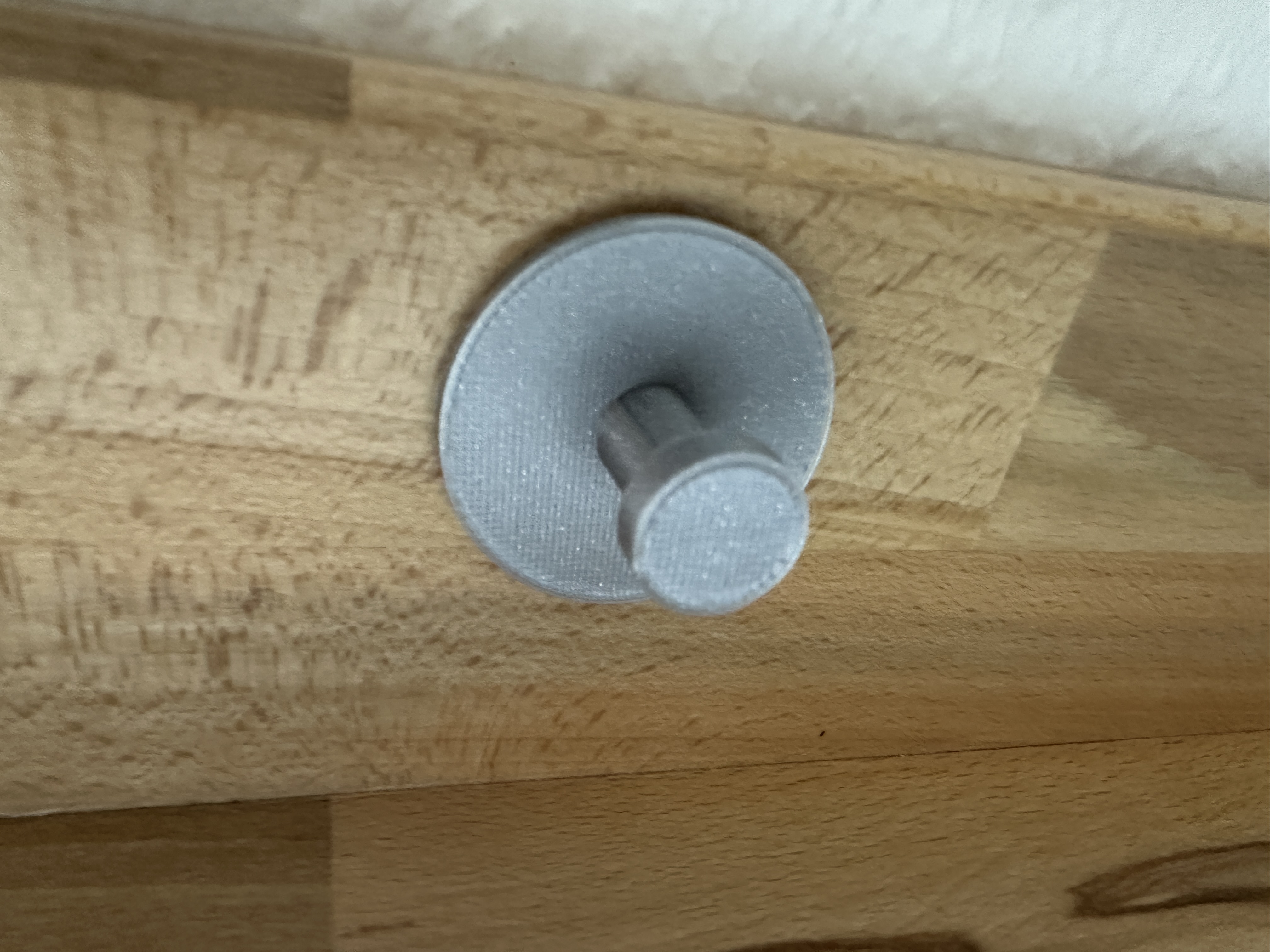 Household coat hook for sideboard with 30mm Forstner bit