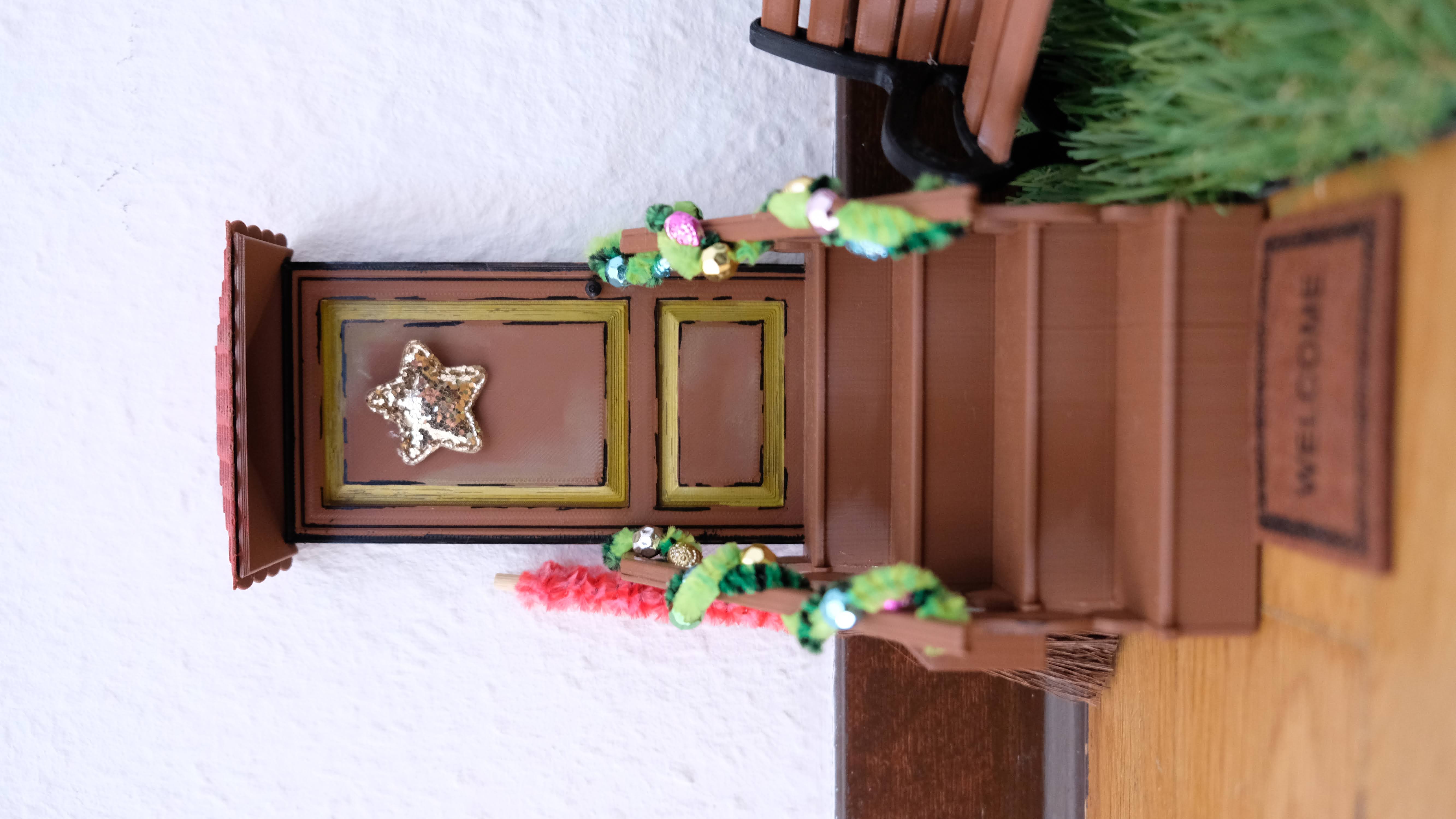 Christmas Gnome Door by amprint | Download free STL model | Printables.com