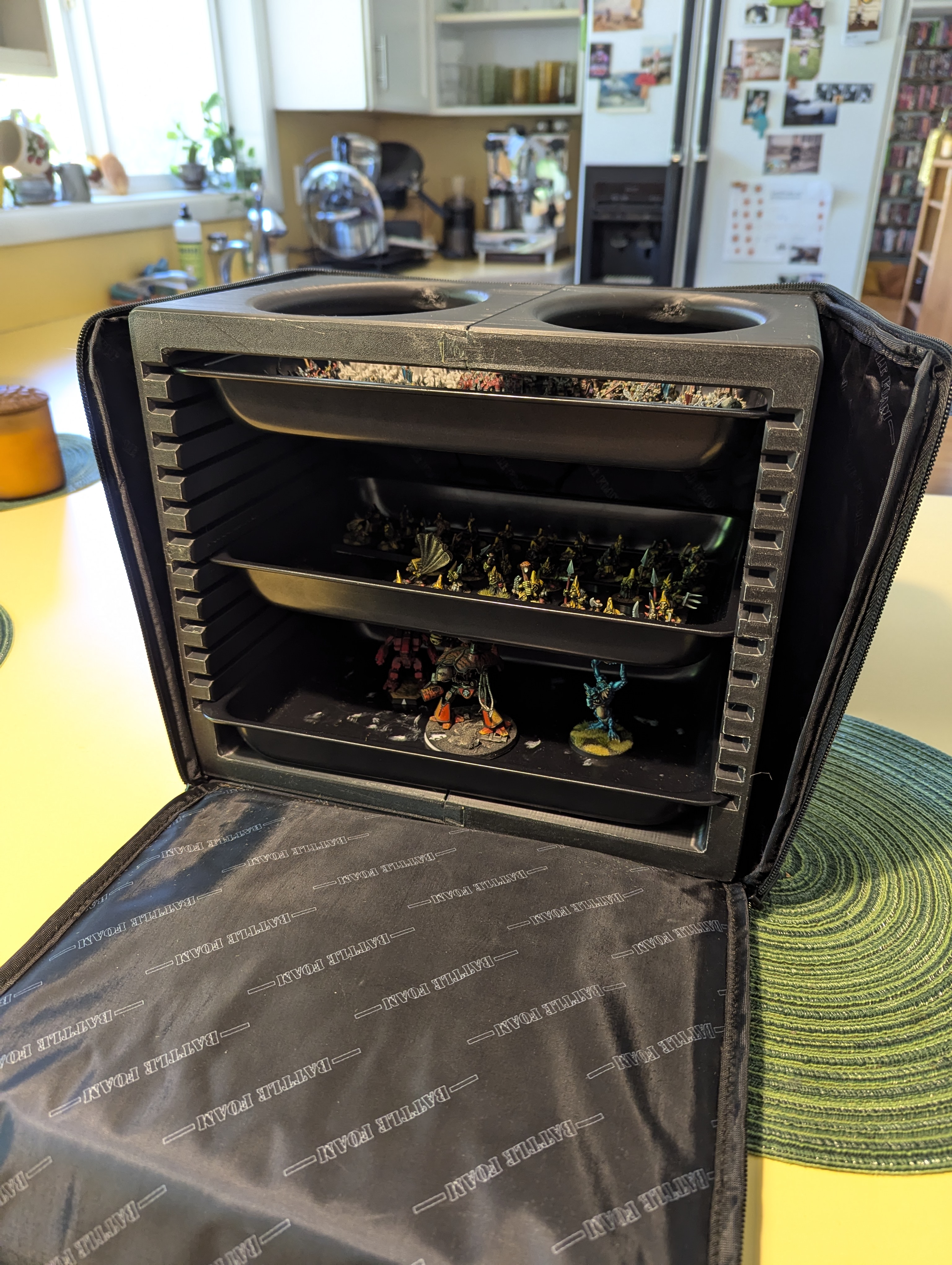 Battle Foam Sword Bag Rack for baking trays