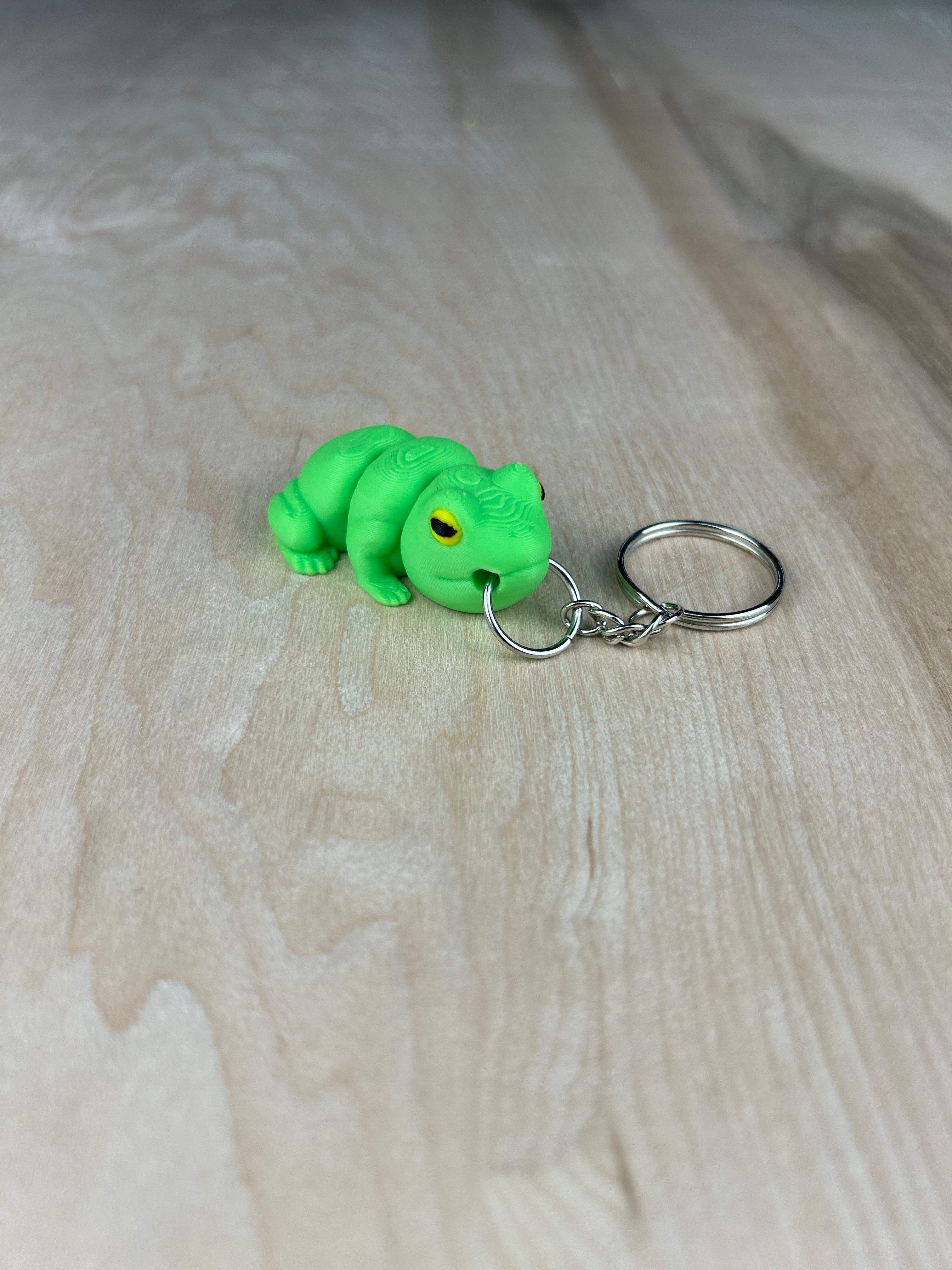 Frog Fidget Keychain