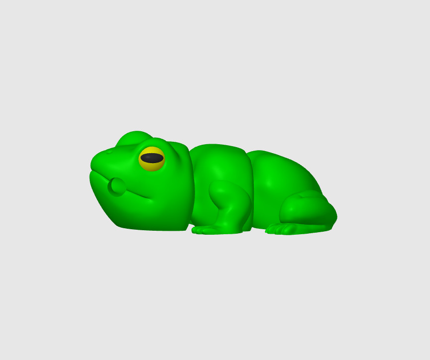 Frog Fidget Keychain — miniatura 2