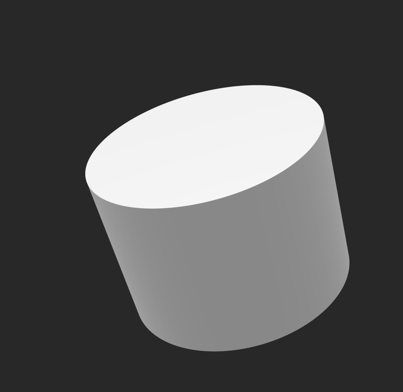 Simple Minimalist Cylinder / Calibration Cylinder