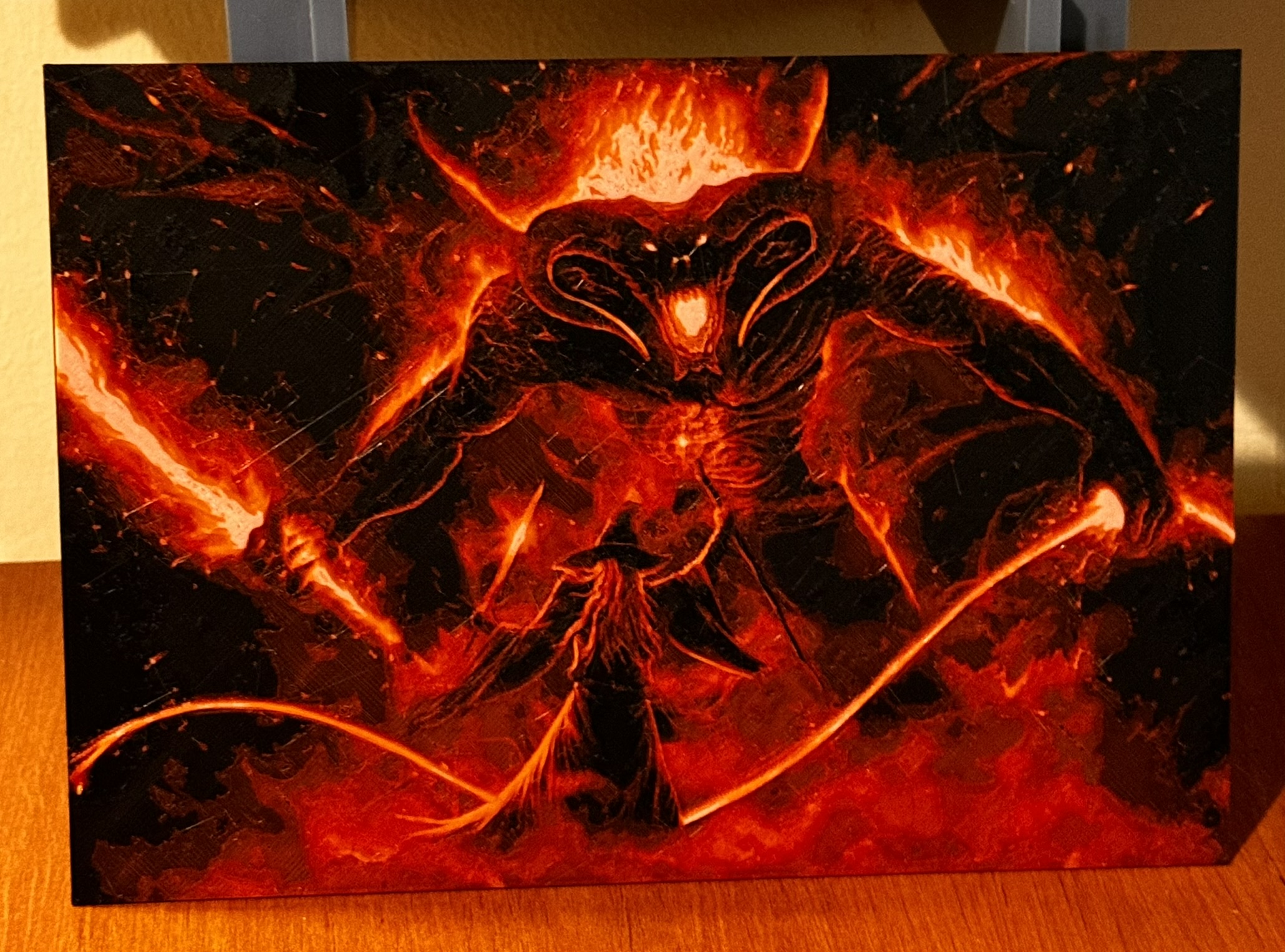 Balrog - Lord of the Rings - HueForge by Spank | Download free STL ...