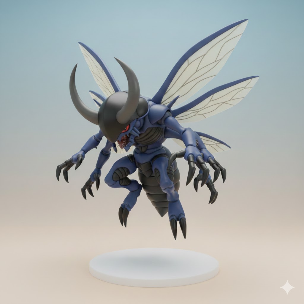 Kabuterimon Digimon Creature Model
