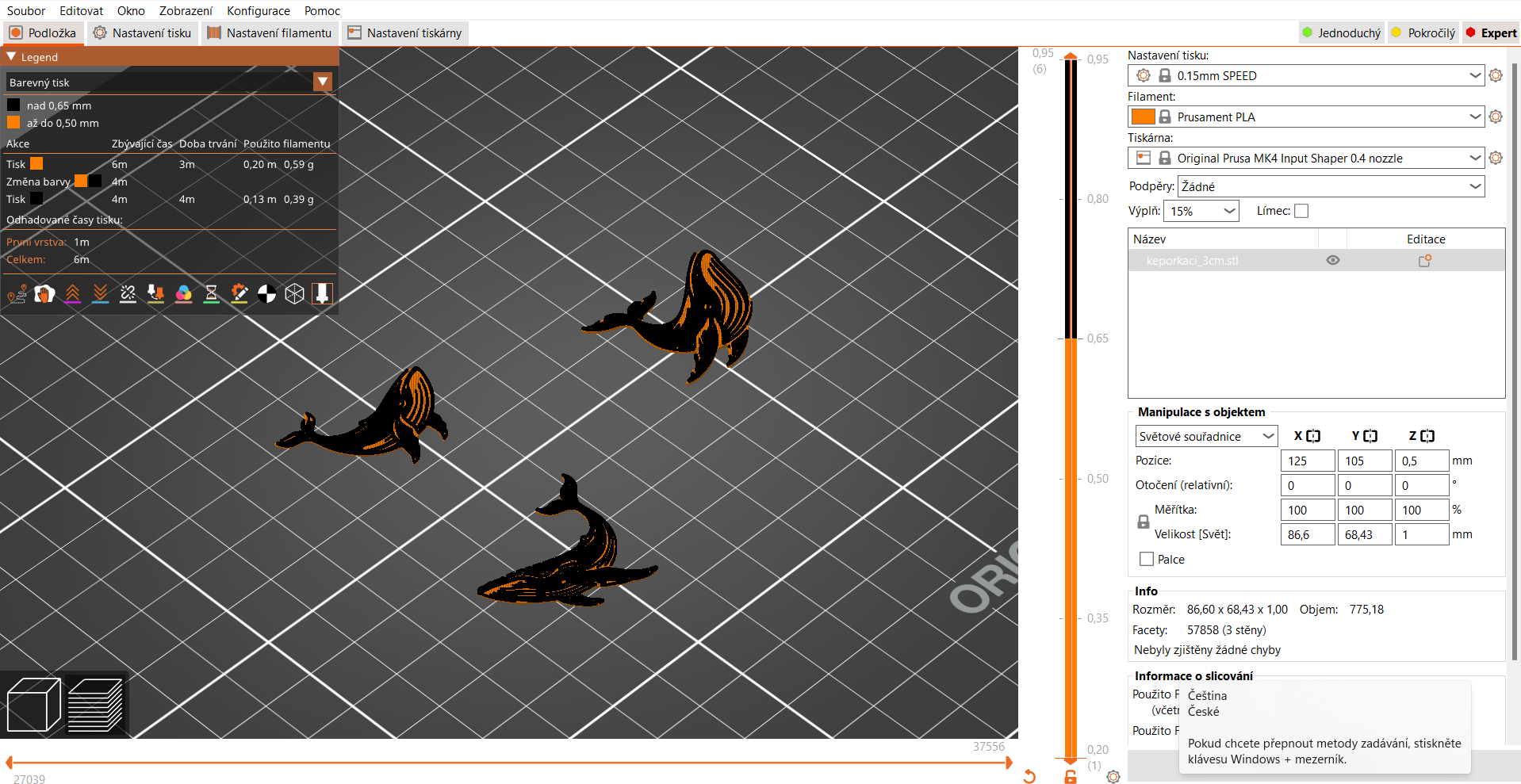 Miniatura 2 do modelo 3D Humpback whales