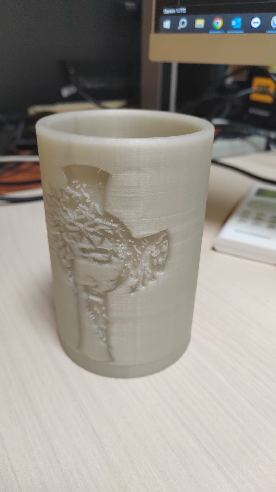 Jesus candle holder