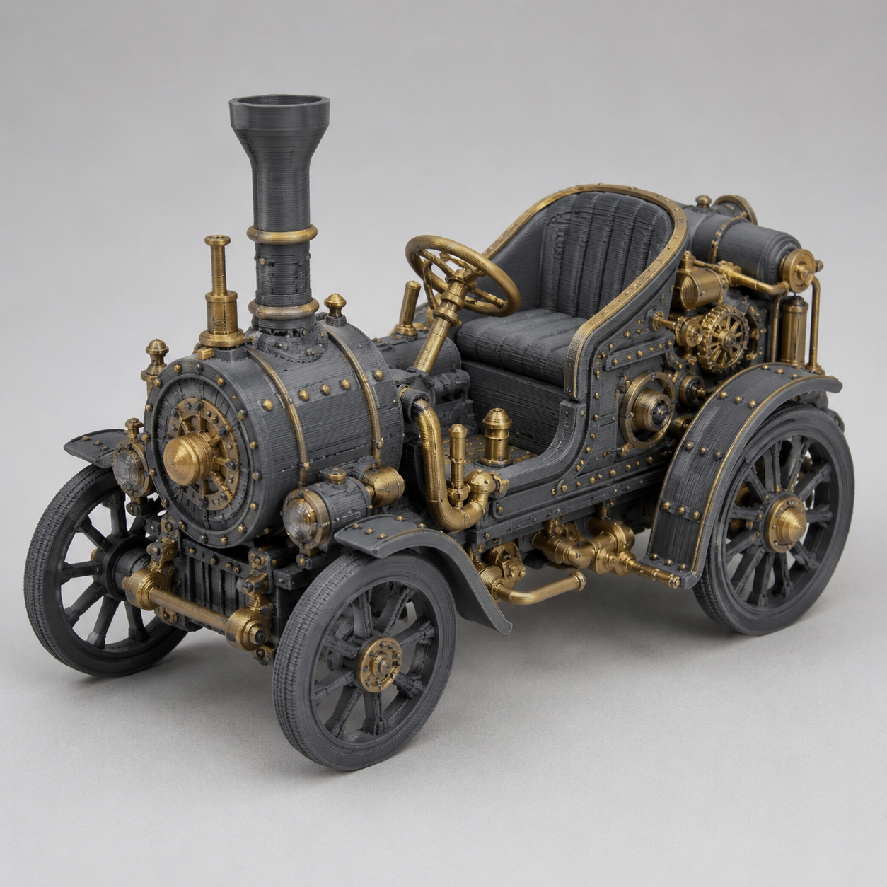Steampunk Fahrzeugmodell