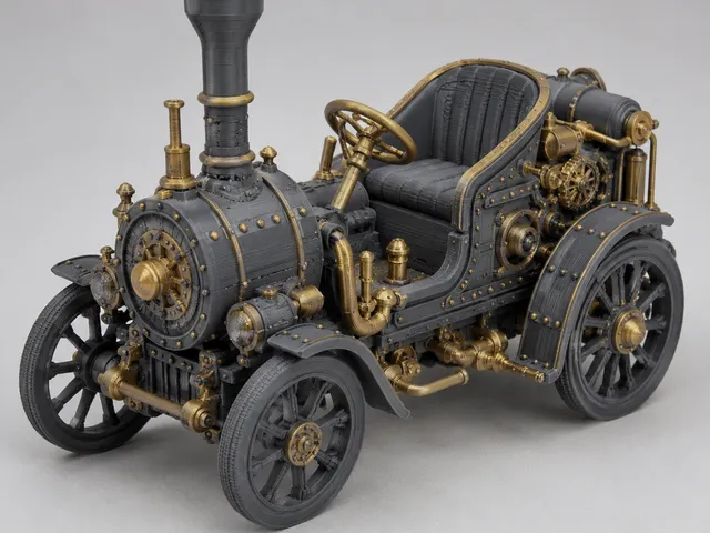 Steampunk Fahrzeugmodell