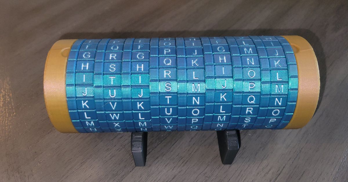 Cryptex - PUZZLE BOX with alphabet combination lock by reeledMarek ...