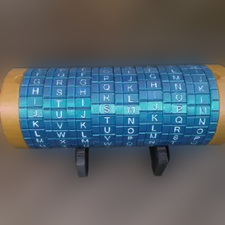 Cryptex - PUZZLE BOX with alphabet combination lock