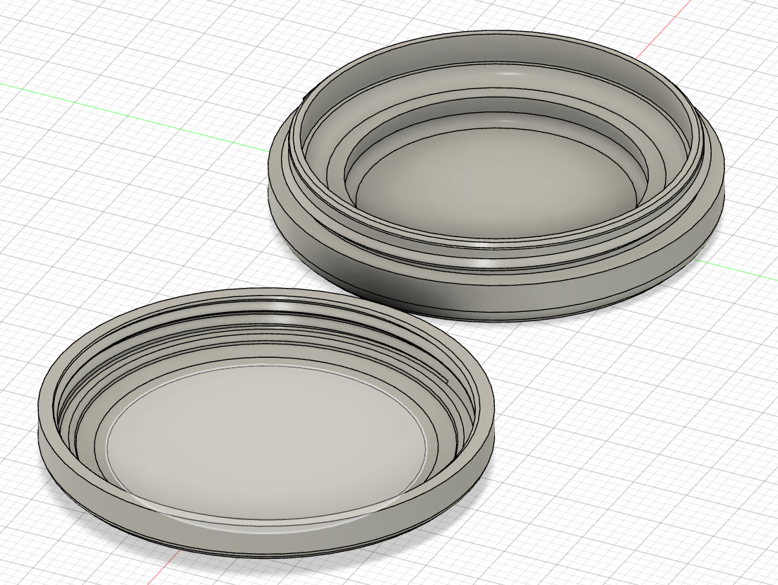 Thin threaded AirTag Case