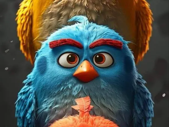 Angry bird Hueforge