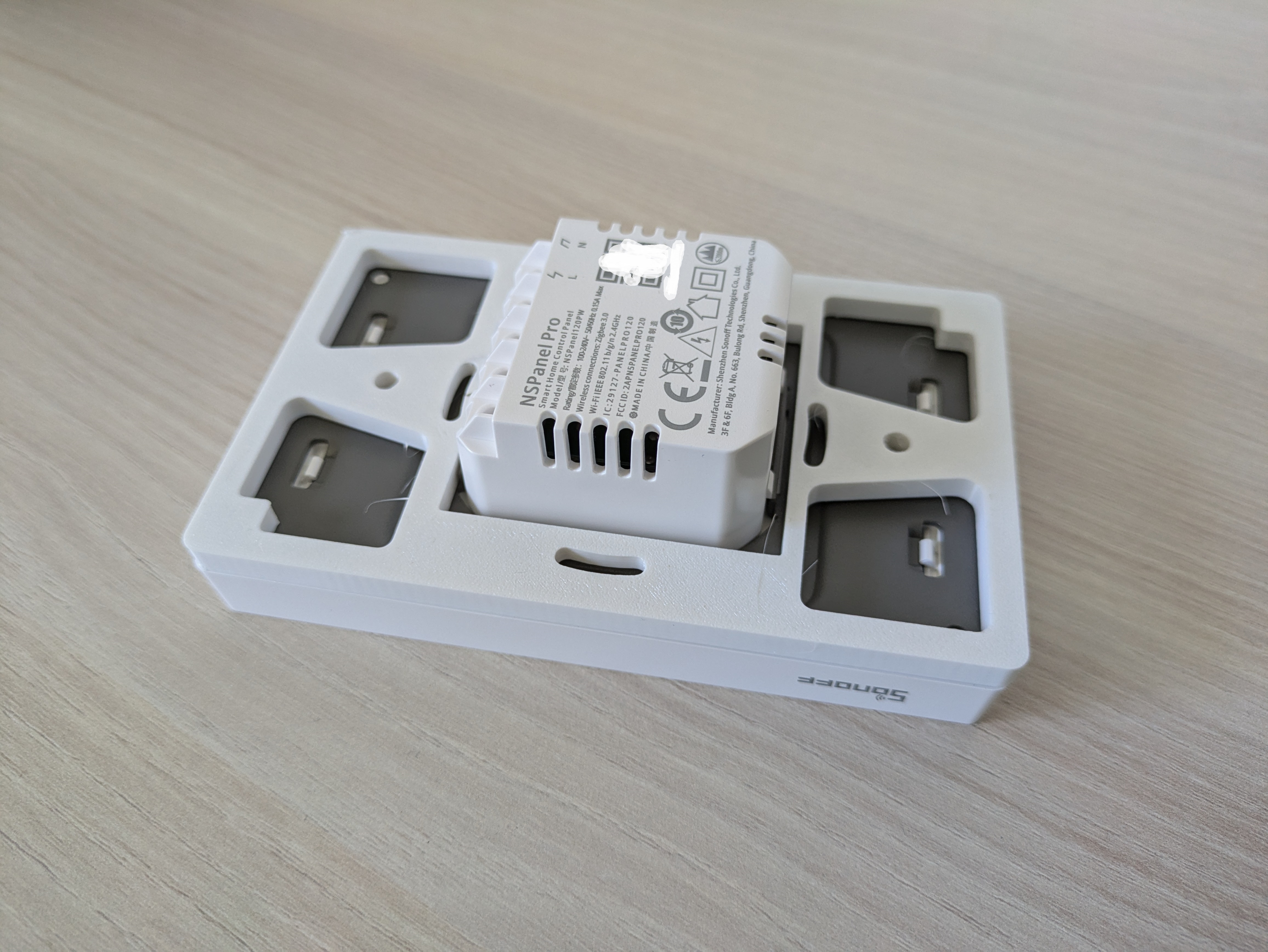 Sonoff NSPanel Pro 120 Adapter für 68mm Installationsdose