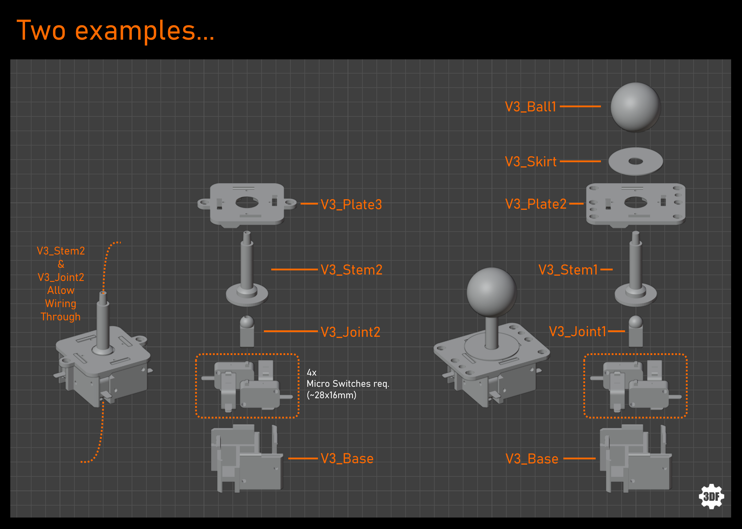 Arcade Joystick Mechanism - Version 3 — miniatura 2
