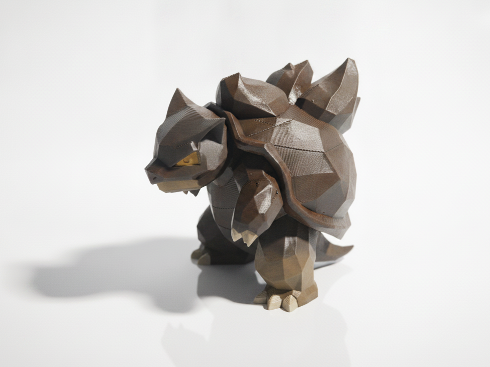 Geo Blastoise Pokemon Figurine 3D Printable