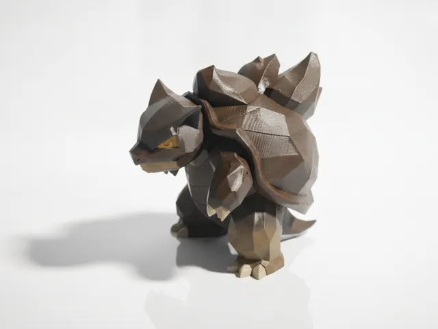 Geo Blastoise Pokemon Figurine 3D Printable