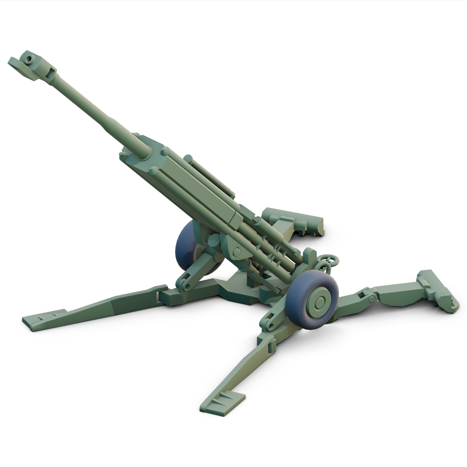 Miniatura 2 do modelo 3D Down Range - M777 Howitzer