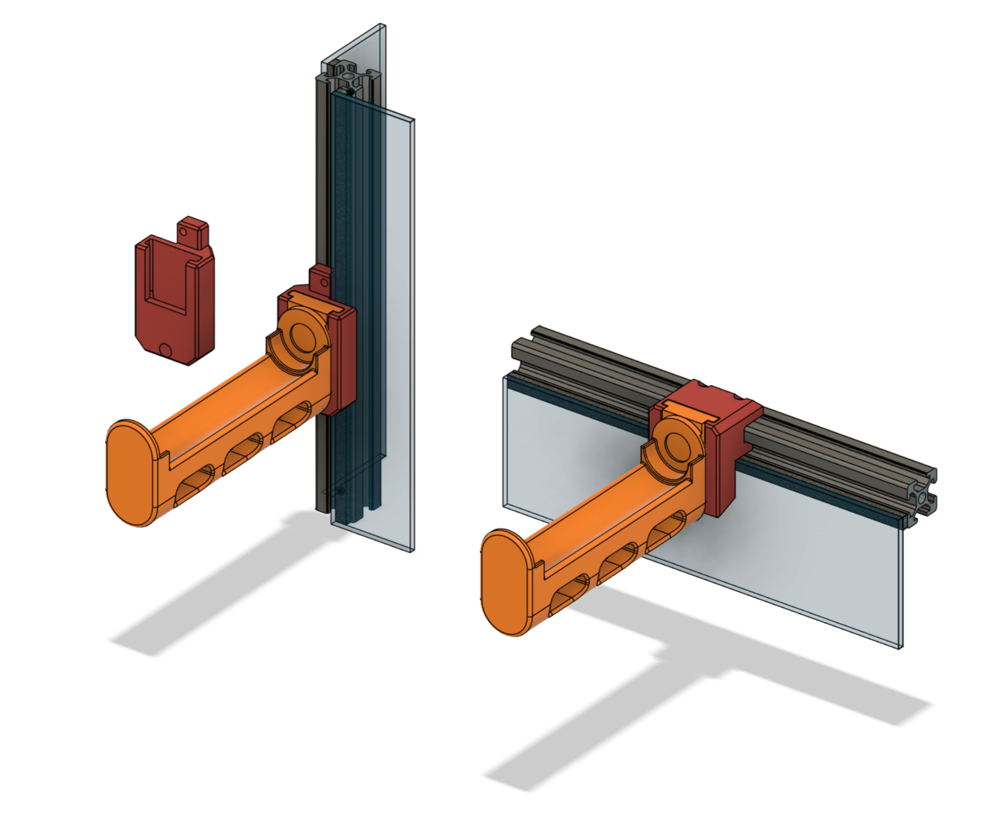 Voron 2020 mount for the Filler filament spool holder