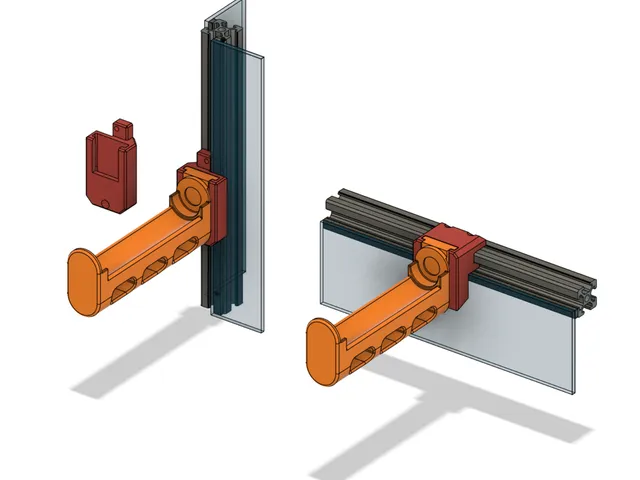 Voron 2020 mount for the Filler filament spool holder