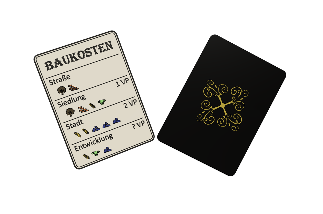 Catan Baukostenkarte