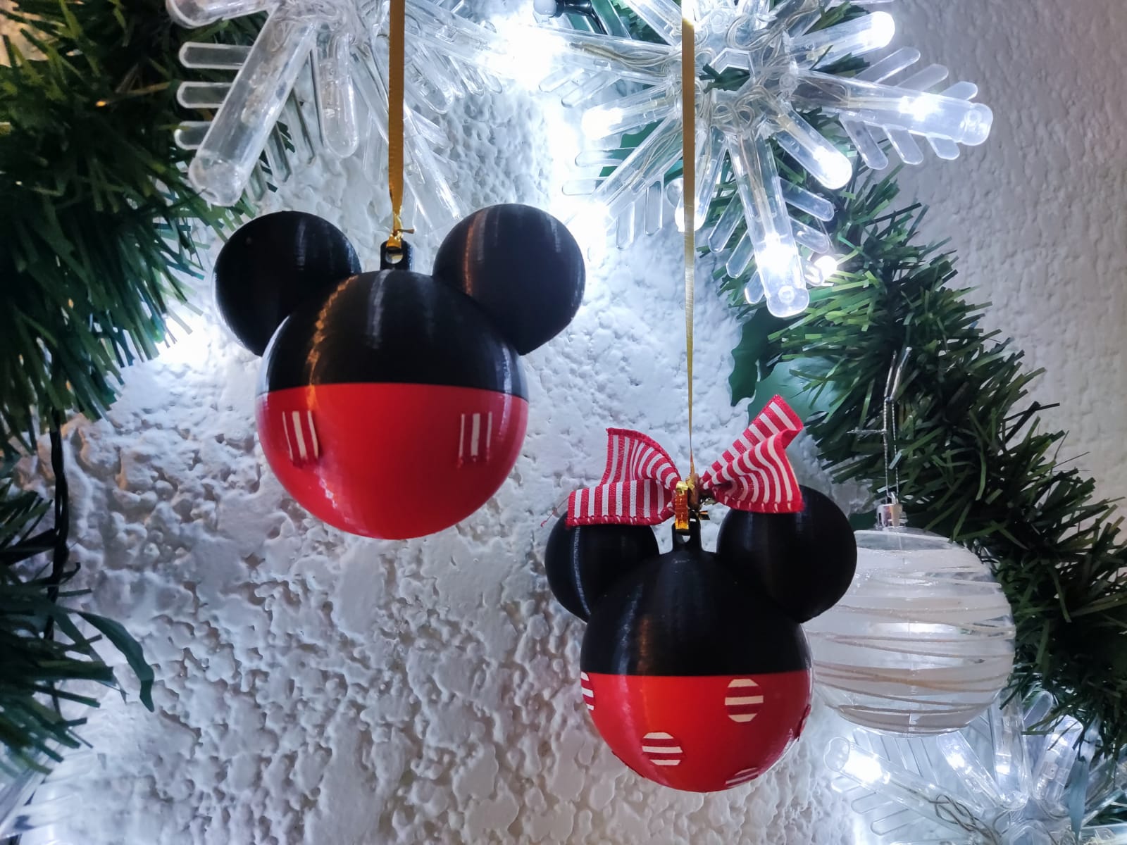 Mickey Mouse Christmas Sphere by Emmanuel Linares, Download free STL model
