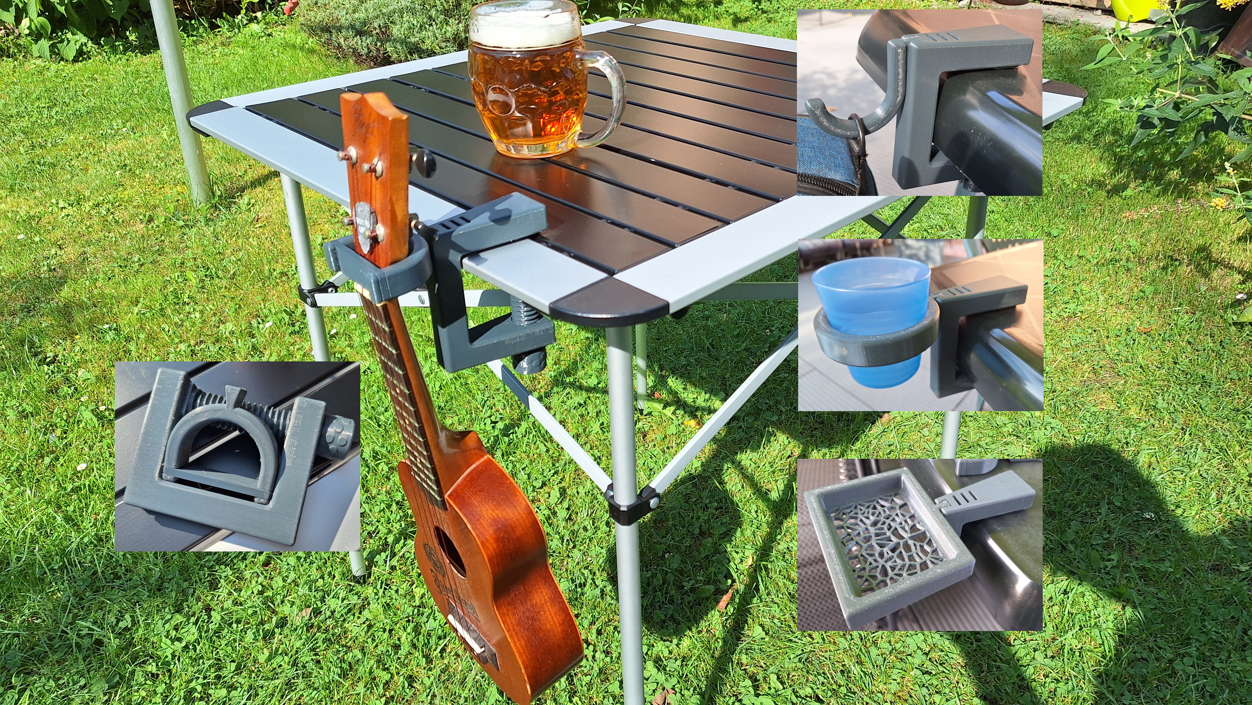 Kempingový držák ukulele (Camping ukulele holder)