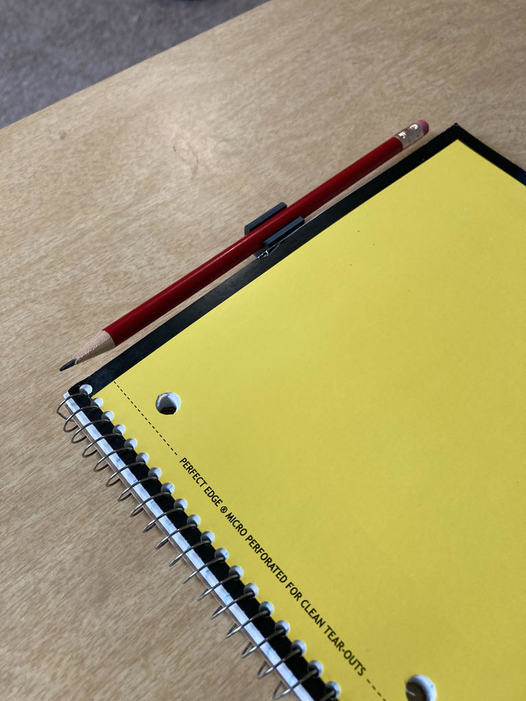 Notebook Pencil Clip