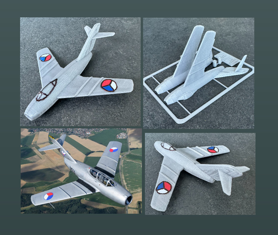MiG-15 kit card