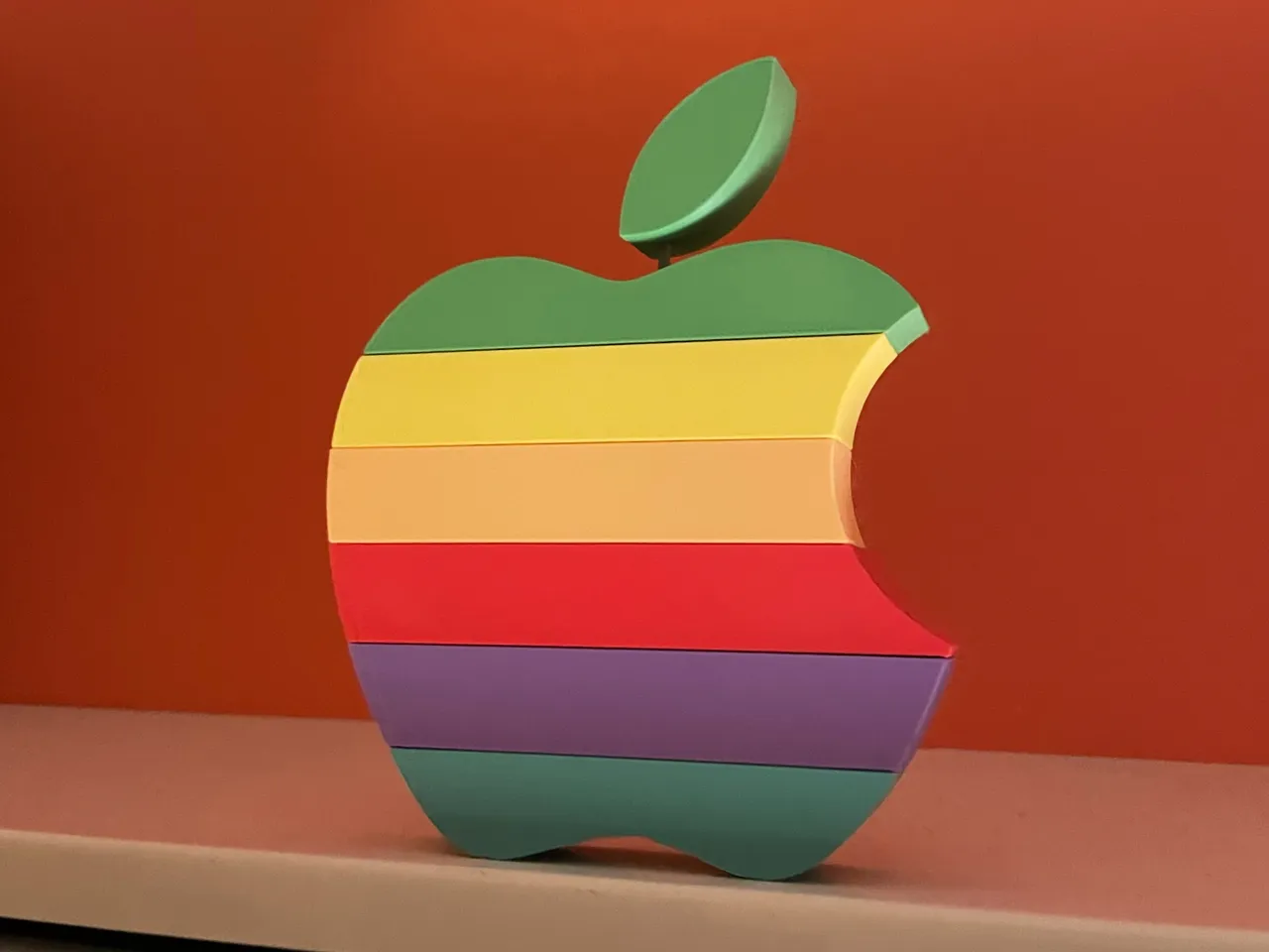 Vintage Apple Logo By Pierrenick Download Free Stl Model Printables Com