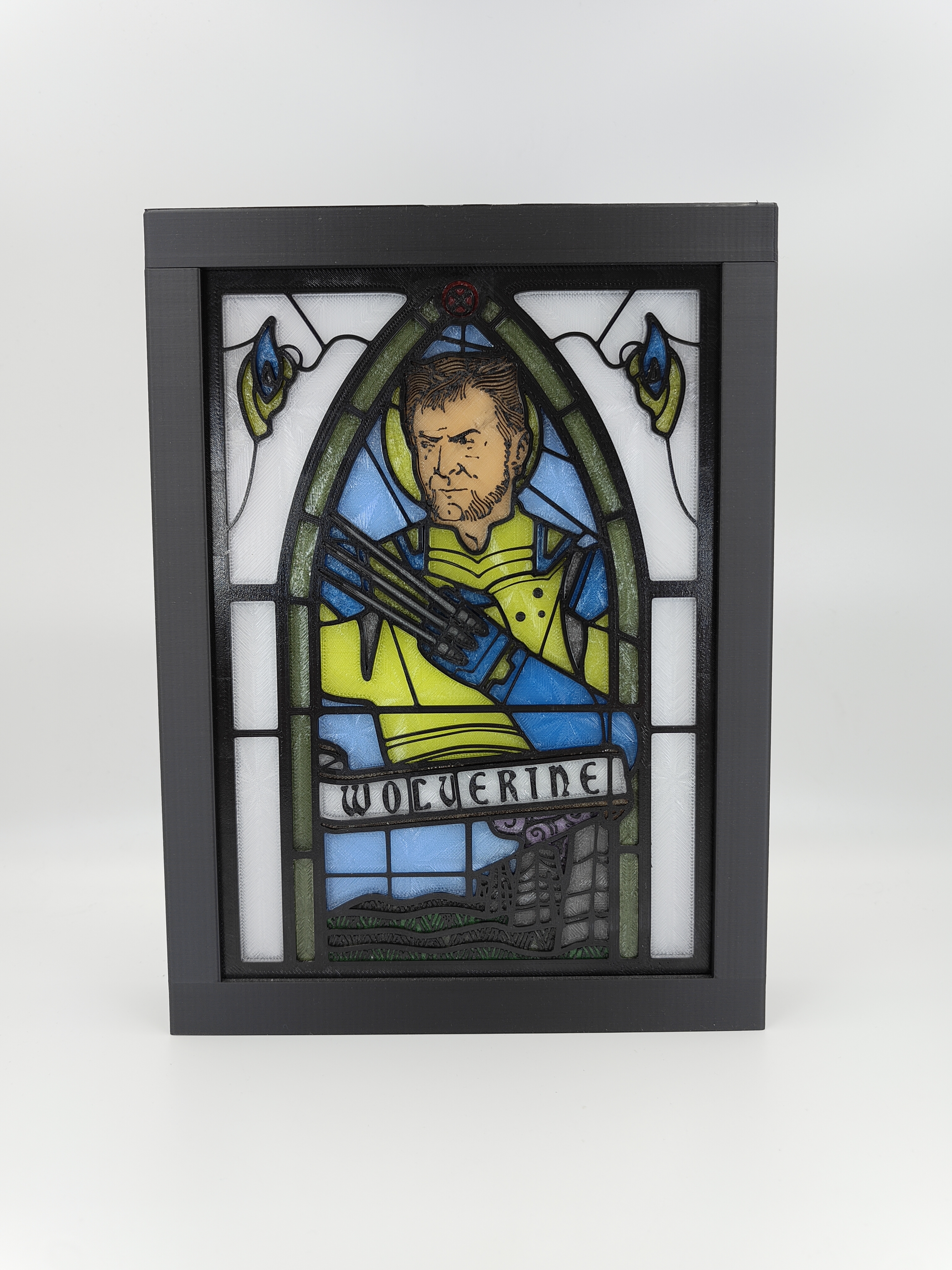Wolverine Stained Glass Light Box